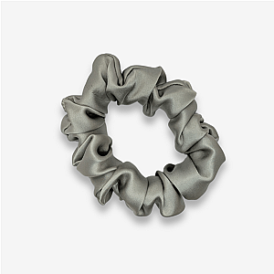 100% natūralaus šilko plaukų gumelė, šalavijo pilka