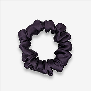 100% natūralaus šilko plaukų gumelė, tamsiai violetinė