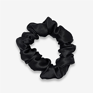 100% natūralaus šilko plaukų gumelė, juoda